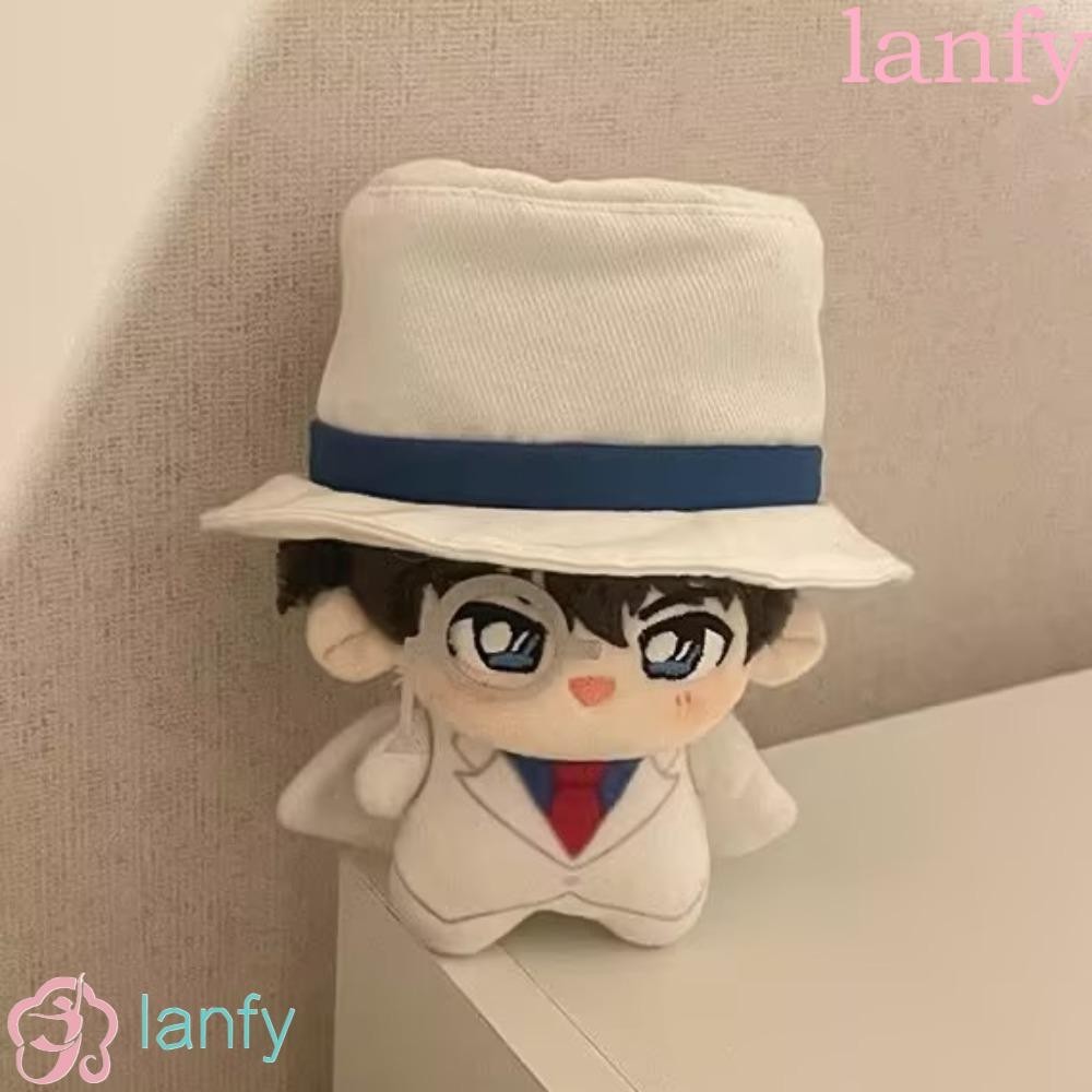 Lanfy Conan พวงกุญแจตุ๊กตาผ้าฝ้าย, ตุ๊กตาเด็ก Phantom Thief นักสืบโคนันจี้ตุ๊กตา,คอลเลกชันน่ารักนุ่มอะนิเมะอุปกรณ์ต่อพ่วงอะนิเมะตัวเลขจี้เด็ก