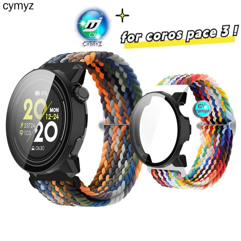 Coros pace 3 สาย สายไนลอนสําหรับ coros pace 3 สายนาฬิกาอัจฉริยะ สายรัดข้อมือกีฬา coros pace 3 กรณีปก
