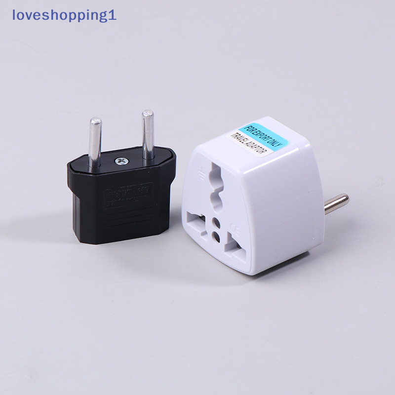 Loveshopping Universal Japan CN US Plug Adapter International AU UK EU To US American Travel ปลั๊กไฟฟ้า Converter อะแดปเตอร์ซ็อกเก็ต TH