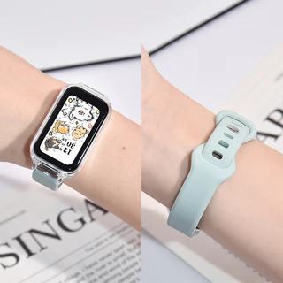 เคสซิลิโคนสําหรับ For Xiaomi smart band 9 Active / 8 Active SmartWatch สายรัดข้อมือกีฬา Bracelect สําหรับ for Redmi smart band 3 2 อุปกรณ์เสริม