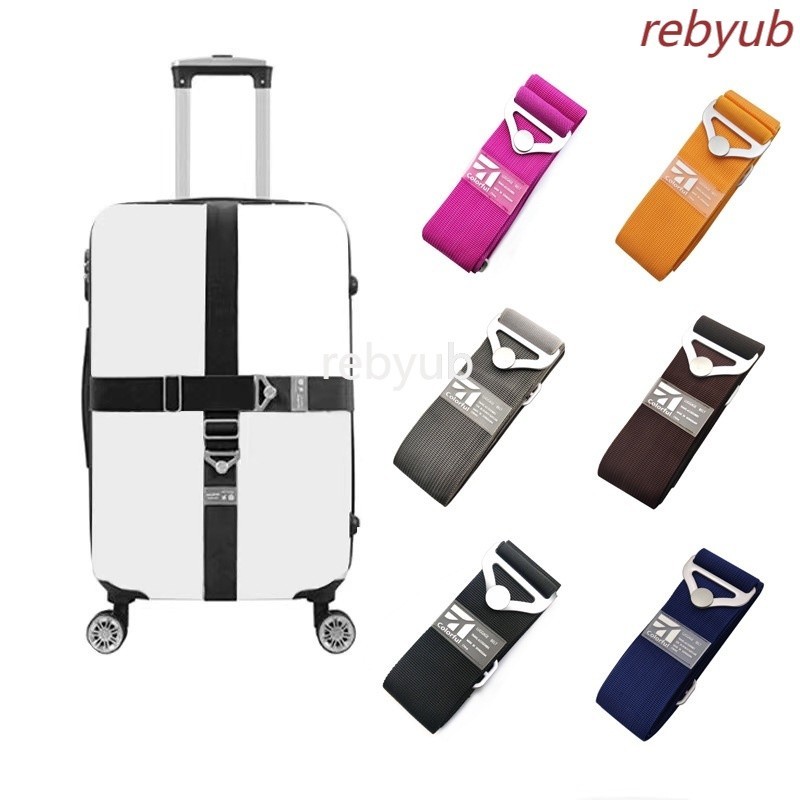 กระเป๋าเดินทางสายรัดปรับได้เข็มขัดกระเป๋าเดินทางที่ปลอดภัยยาว 2 เมตร 200 ซม. [เรา]