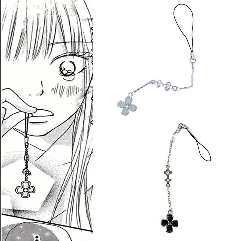 อะนิเมะการ์ตูนอะนิเมะ Kimi ni Todoke: จากฉันถึงคุณพวงกุญแจ Kuronuma Sawako Kazehaya Shouta จี้ดอกไม้ ห่วงโซ่โทรศัพท์ กระเป๋าเป้สะพายหลังและจี้กระเป๋า