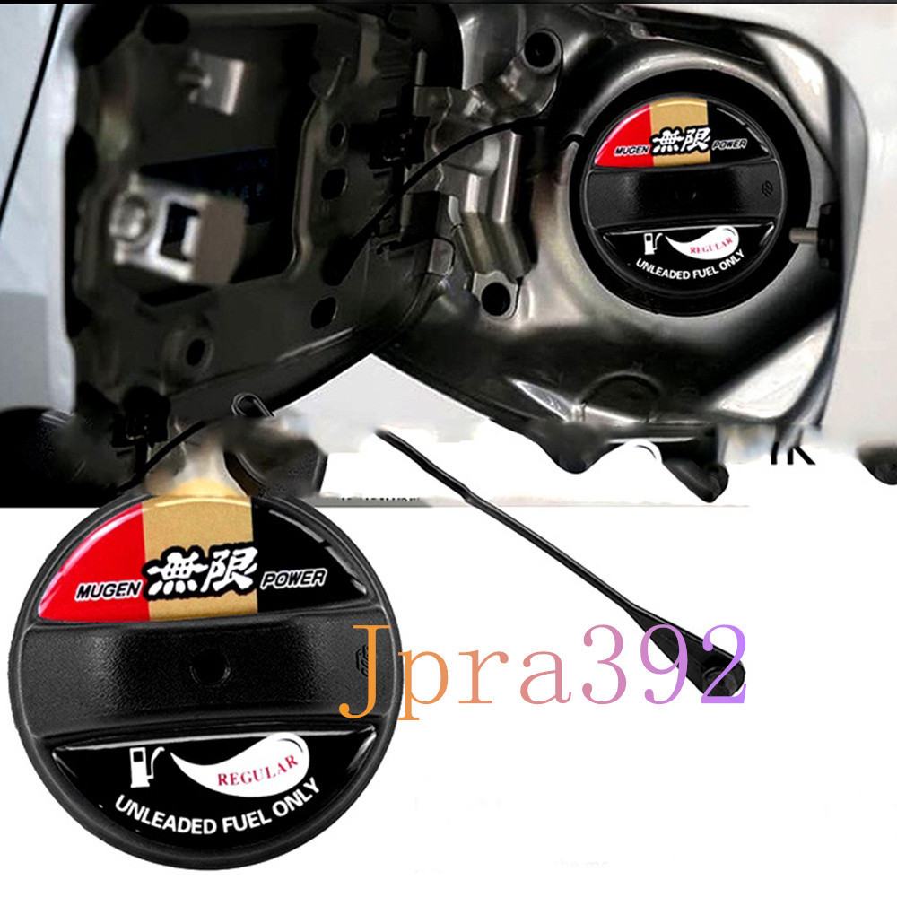 1 ชิ้น JDM spoon mugen สไตล์รถอเนกประสงค์ฝาถังน้ํามันเชื้อเพลิงสติกเกอร์ตกแต่ง