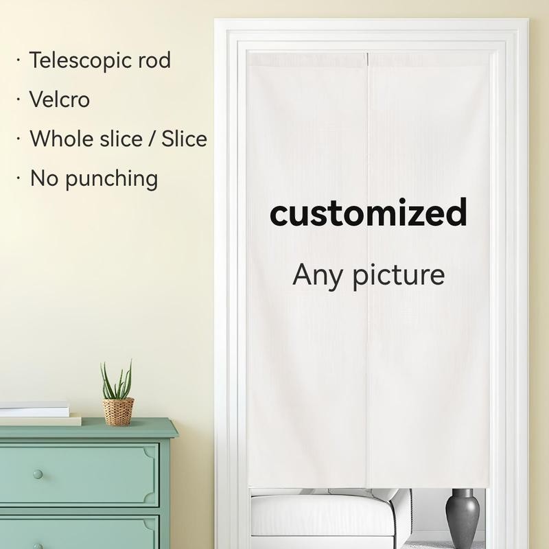 แนะนำ ผ้าม่าน ผ้าม่านประตูแบบราว, ขนาดและลวดลายที่กำหนดเอง, พร้อมราวยืดหดได้ ผ้าม่านประตูแบบเวลโคร ติดเองและไม่ต้องเจาะ สำหรับห้องครัว ห้องนั่งเล่น ห้องนอน ป้องกันความเป็นส่วนตัว*- ราคาพิเศษ มีเก็บเงินปลายทาง