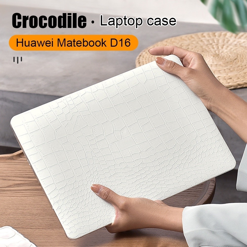 Crocodile Case for 2024 Huawei Matebook D16 13 14 X Pro D14 D15 2020 Matte Clear Hard Notebook Shell