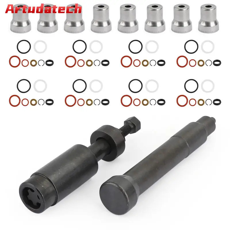 เครื่องมือถอดถ้วยแขนหัวฉีดชุดติดตั้งเหมาะสําหรับ 03-10 Ford Powerstrok 6.0L