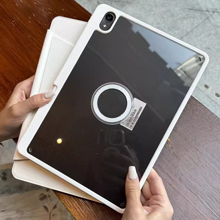 แม่เหล็กที่ถอดออกได้หมุนป้องกันการดัดอะคริลิป้องกันกรณีสําหรับ iPad Pro 13 2024 7th Air 13 Pro 11 2024 5th Air 11 6 5 4 3Pro 2 1 Pro 12.9 10th 10.9 10.2 9th 8th 9.7 Mini6