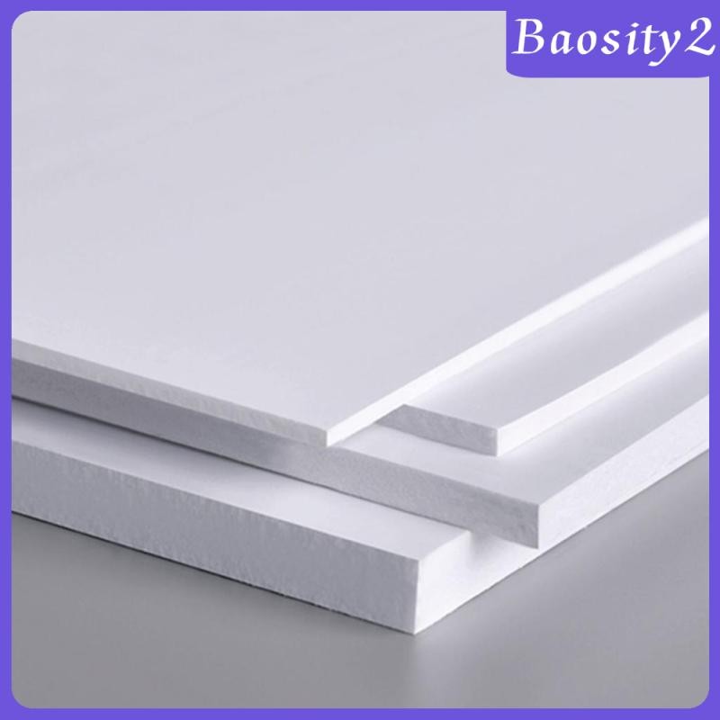 [Baosity2] Pvc Sheet Foam Board White Sheet DIY Model Building craft package Of 5