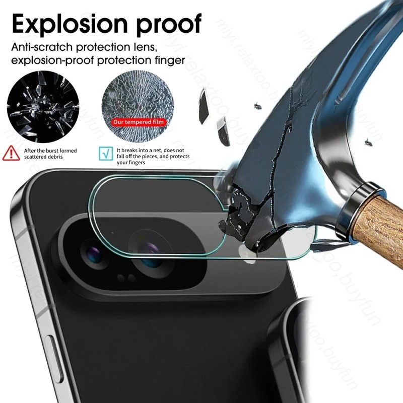 สําหรับ Google Pixel 9 Pro XL พิกเซล9 9Pro 9A 9ProXL Pixel9Pro Pixel9ProXL Pixel9A 5G 3D แบบบูรณาการกล้องเลนส์ป้องกันหน้าจอเต็มรูปแบบป้องกันกระจกกลับฟิล์ม ราคา ถูกที่สุด ดีลบีเคเค แกลเลอรีภาพที่ 2