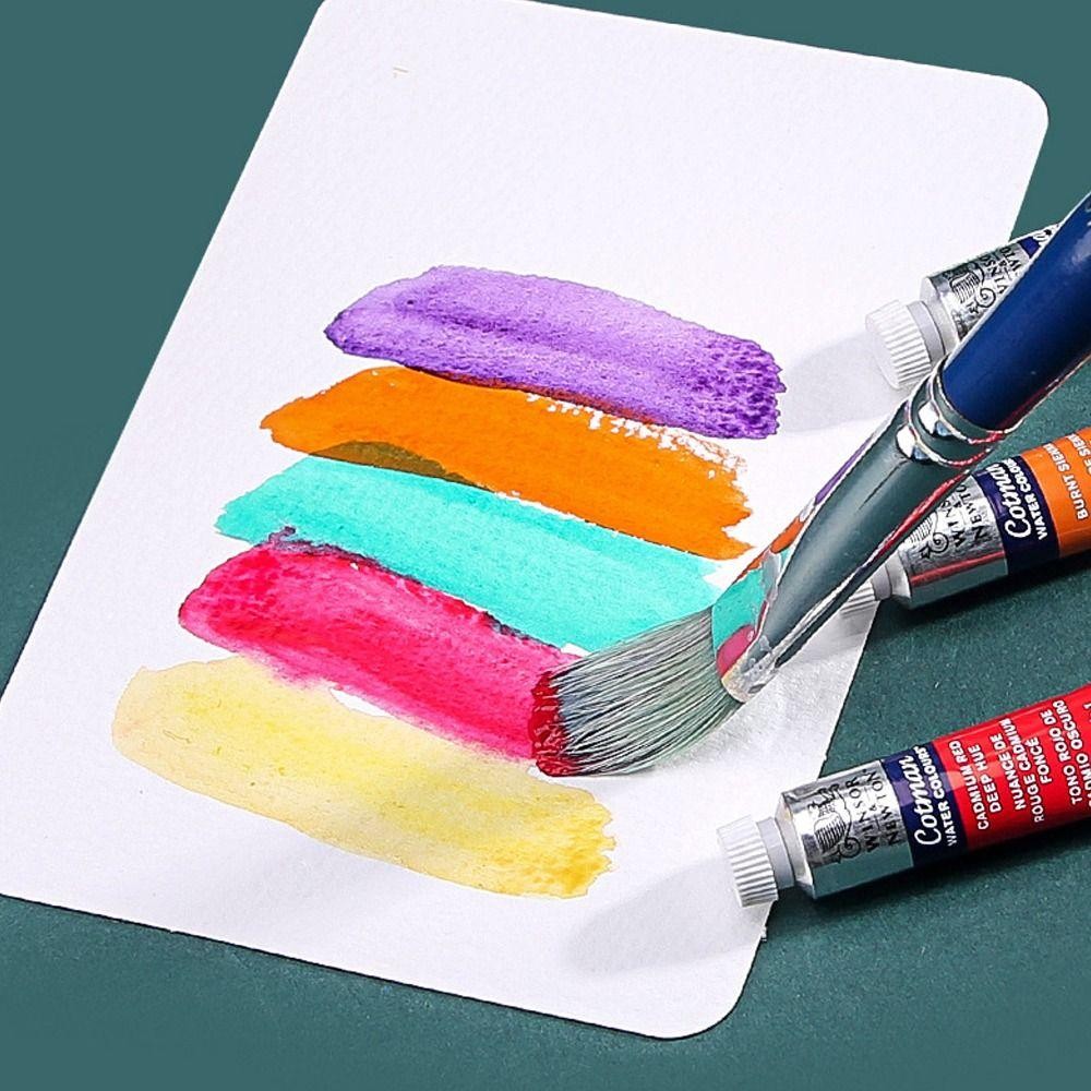กระดาษสีน้ํา COSSY, A6 หนังสือสีน้ําแบบพกพาหยาบ, Travel Cotton Artist โปสการ์ดกล่องดีบุก ราคา ถูกที่สุด ดีลบีเคเค แกลเลอรีภาพที่ 6