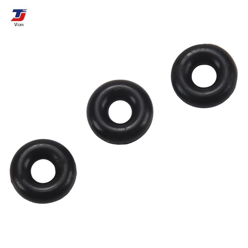 100pcs ยางปลาคาร์พตกปลา Terminal Tackle รอบตกปลา O แหวน Nonslip Stopper 6 มม.thfi - รูปที่ 2