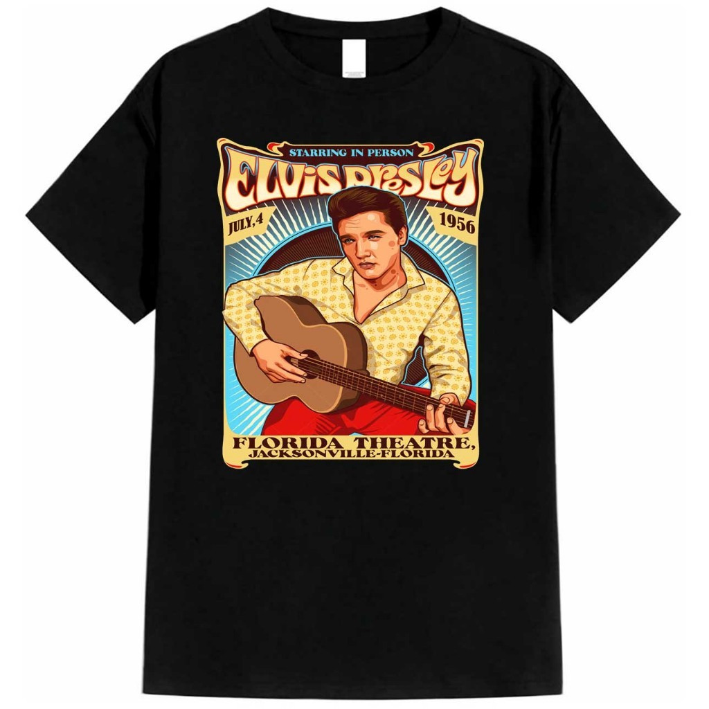 T-Shirtเสื้อผ้า Elvis PRESLEY | เสื้อยืด Band Distro | เสื้อยืดเพลงพรีเมี่ยม 24s S-5XL