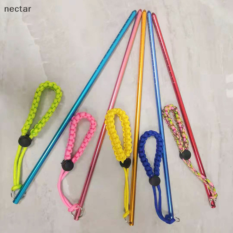 Tar 35 ซม.ดําน้ํา Stick อลูมิเนียมเสียง Maker Rod Pointer ปรับข้อมือ Lanyard Diver ใต้น้ําสัญญาณอุปกรณ์ N