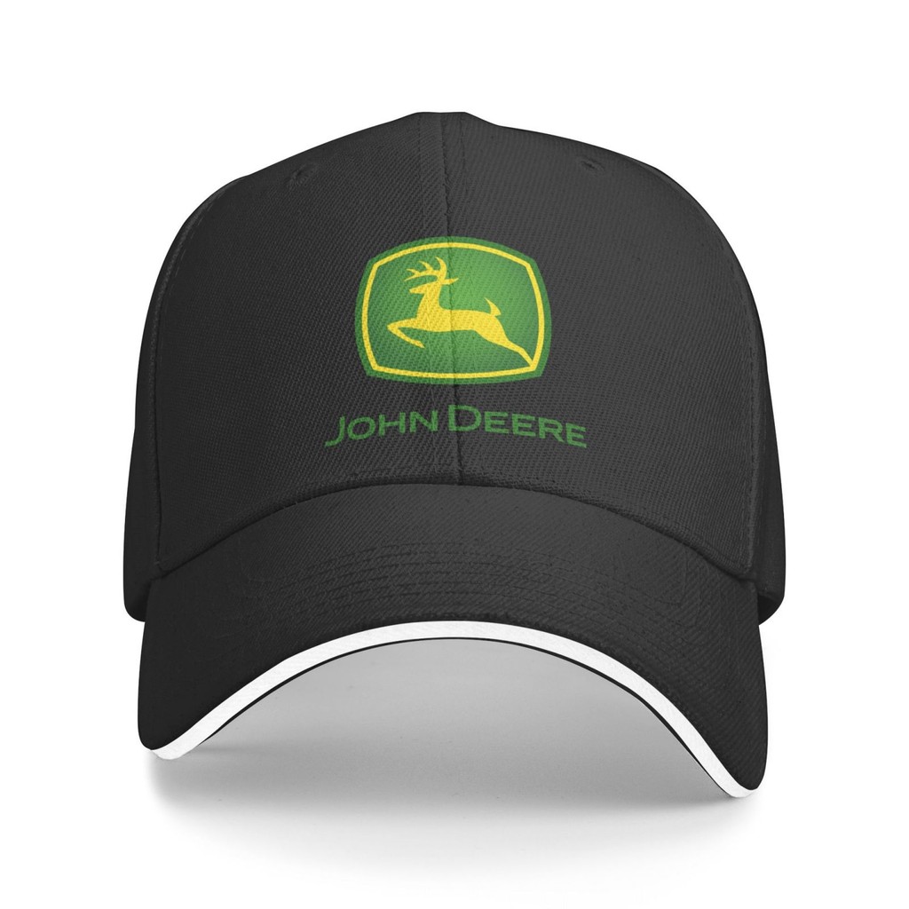 John Deere น่ารักสีเขียวรถแทรกเตอร์ผู้ที่ชื่นชอบตะวันตกสุด ๆ Farming ขายส่งหมวกเบสบอลลําลอง