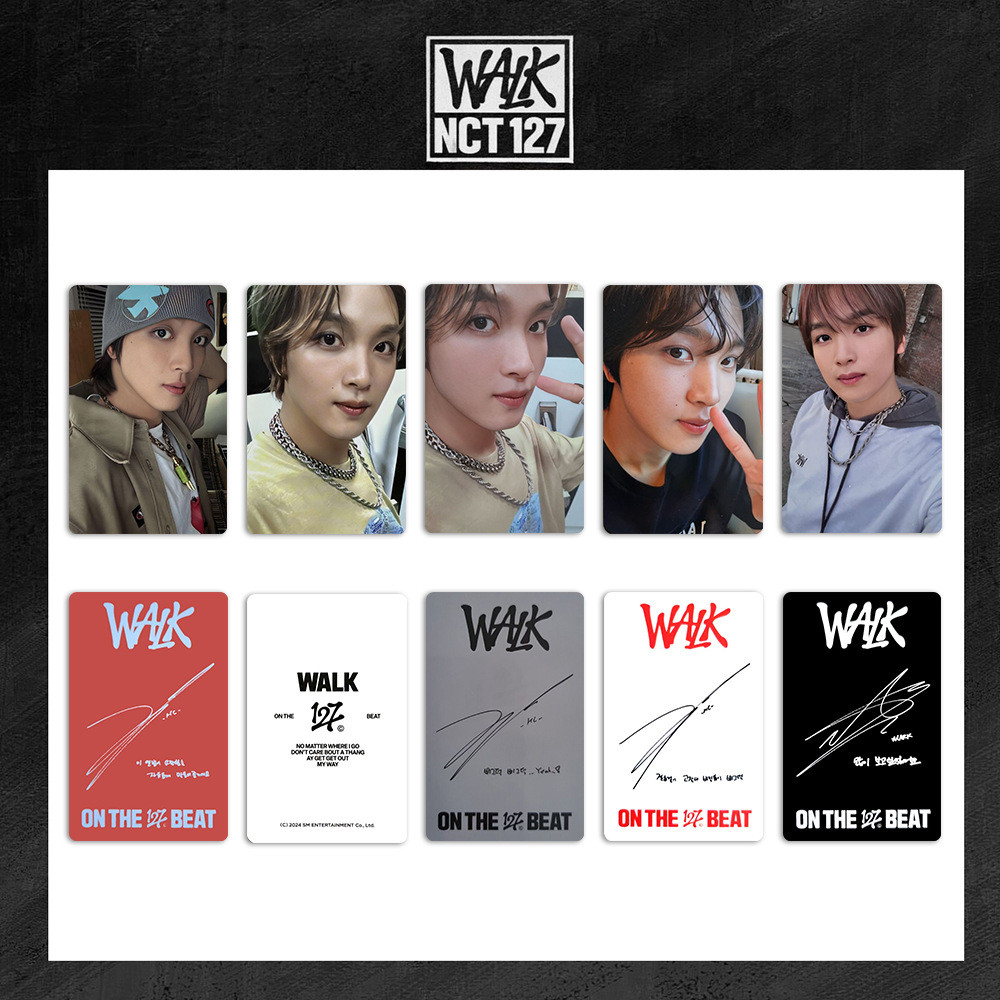 1-7pcs NCT 127 HAECHAN WALK Lomo Cards ON THE BEAT WayV ID Photo NCT WISH NCT DREAM Photocards Qian 