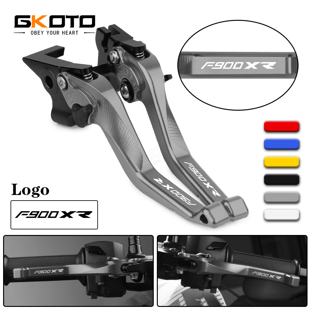 สําหรับ BMW F900XR F900 XR 2020 2021 2022 อุปกรณ์เสริมรถจักรยานยนต์ CNC Ajustable คลัทช์เบรคสั้น F900XR โลโก้