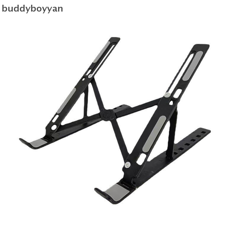 Bbth 8 เกียร์พับขาตั้งแล็ปท็อปแบบพกพาโน้ตบุ๊คฐานปรับ Riser Cooling แล็ปท็อป Cooler อุปกรณ์เสริม Vary
