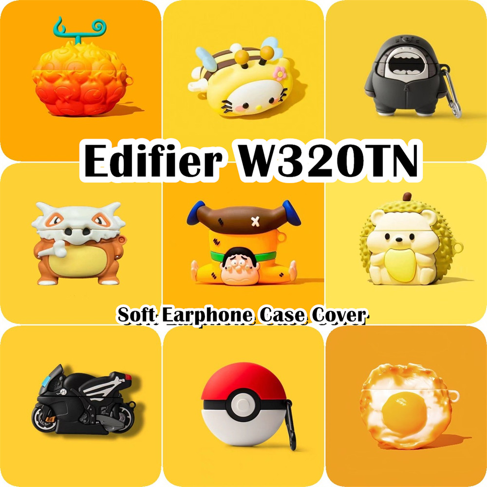 In Stockfor Edifier W320TN Case Cartoon Trend Series Soft Silicone Headphone Case Casing NO.3