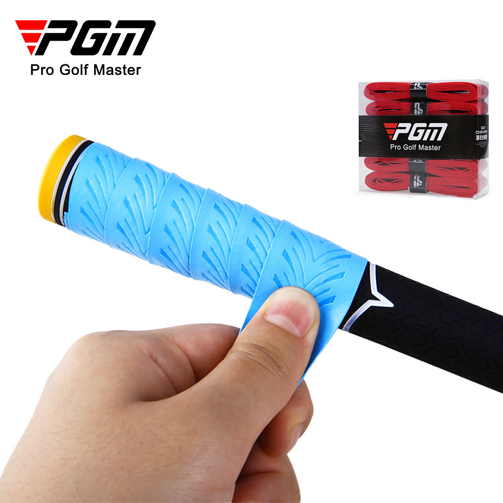 Pgm 6 ชิ้นเทปจับกอล์ฟกันลื่นกันน้ําห่อ Grip เทปเข้าเล่ม ZP032