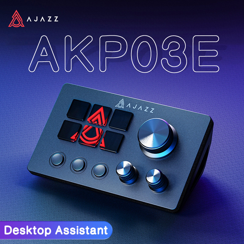 Ajazz AKP03E คีย์บอร์ดมาโครตั้งโปรแกรมได้ 12 คีย์คีย์บอร์ดเกมกลปุ่มแบบกําหนดเองคีย์บอร์ดขนาดเล็กสําหรับ Scenario หลาย