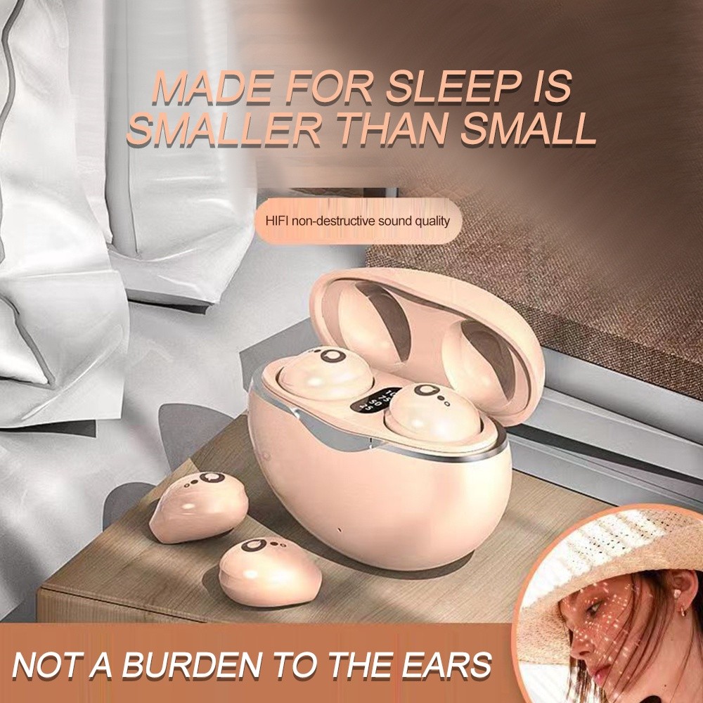2024 ใหม่ S800 Pro X6 Mini หูฟัง TWS Sleep ที่มองไม่เห็นหูฟังชนิดใส่ในหูบลูทูธ 5.3 เสียงสเตอริโอกีฬาตัดเสียงรบกวนหูฟังไร้สาย