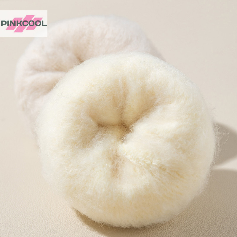 Pinkcool ผู้หญิงถุงเท้าขนสัตว์ฤดูใบไม้ร่วงฤดูหนาวที่อบอุ่นหิมะหนา Plush Hairy นุ่มหลังคลอดถุงน่องชั้นถุงเท้านอน HOT