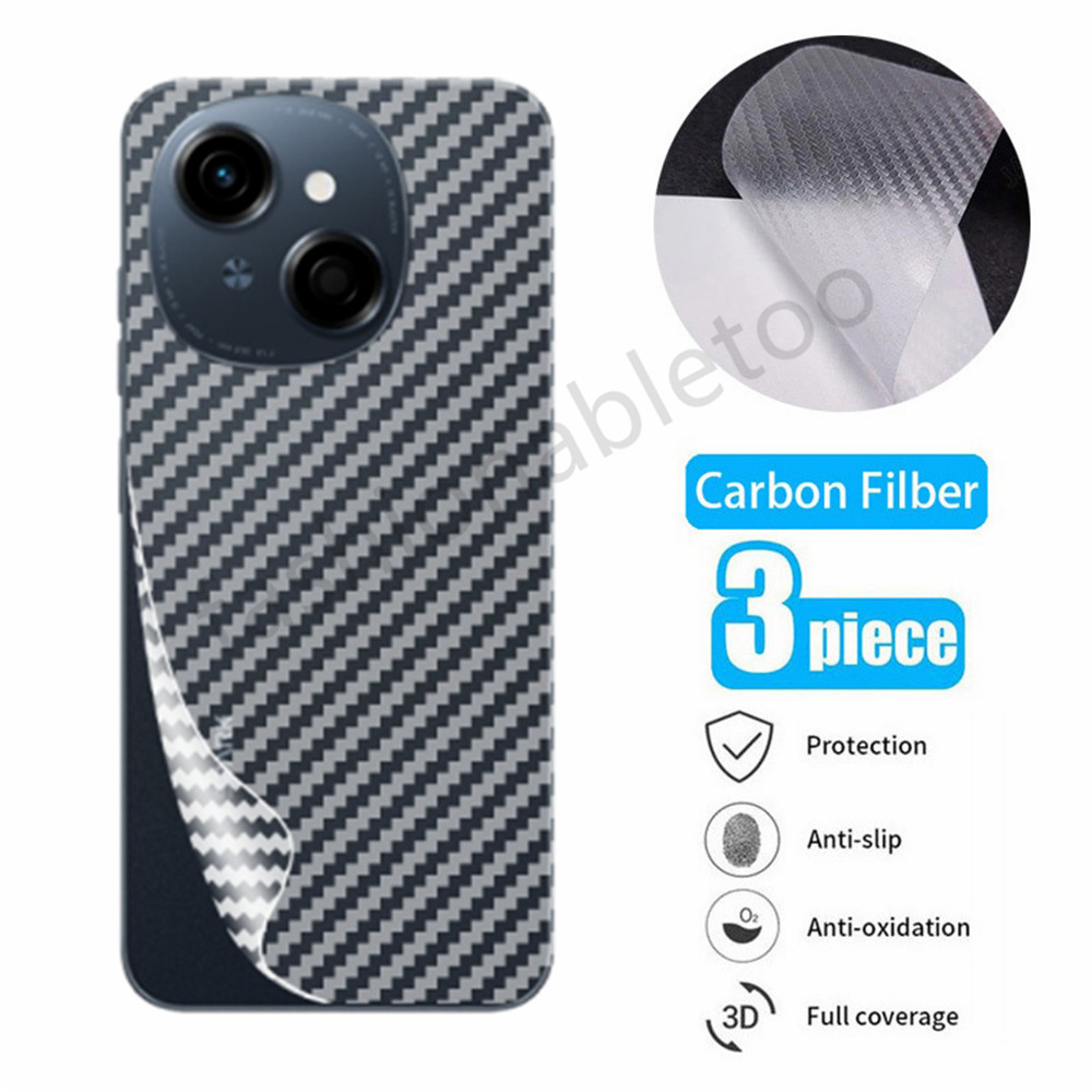 ฟิล์มคาร์บอนไฟเบอร์ด้านหลังสําหรับ Realme C100 i XC 100 RealmeC100i RealmeC100X RealmeC83 2026 ปกหลังฟิล์มนุ่มโปร่งใสคลุมทั้งหมดสติกเกอร์ป้องกันหน้าจอ