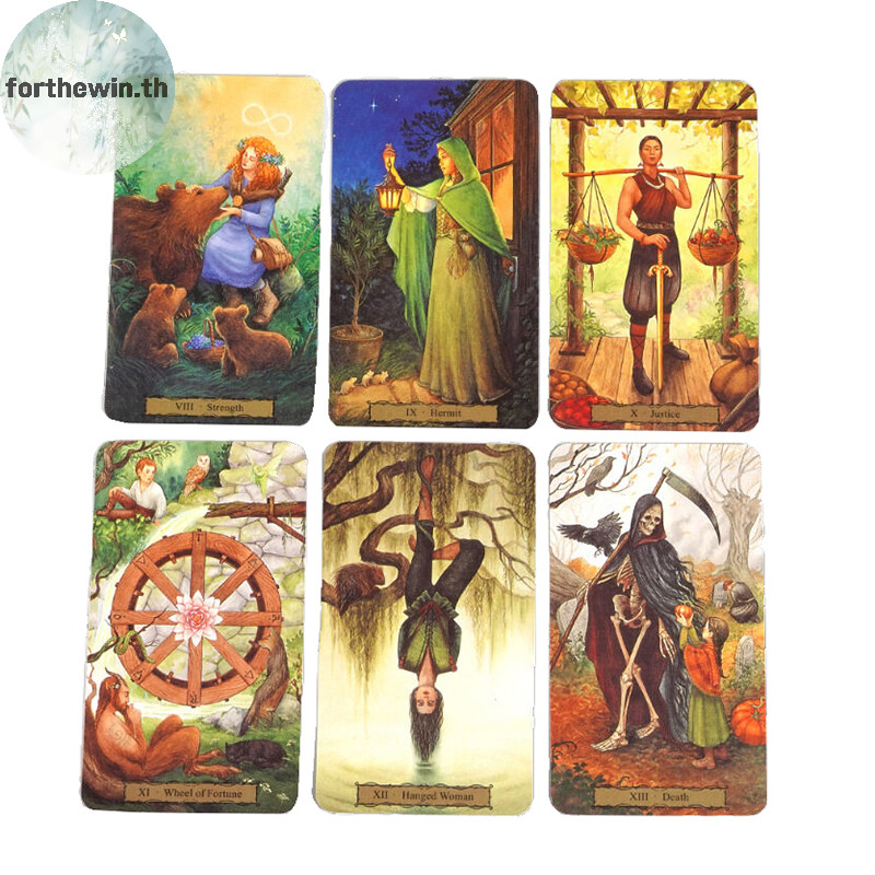 Forthewin Tarot Of The Witchs Garden Cards Prophecy Divination Deck Family Party Board Game Fortune บอกเกมเริ่มต้นการ์ด th