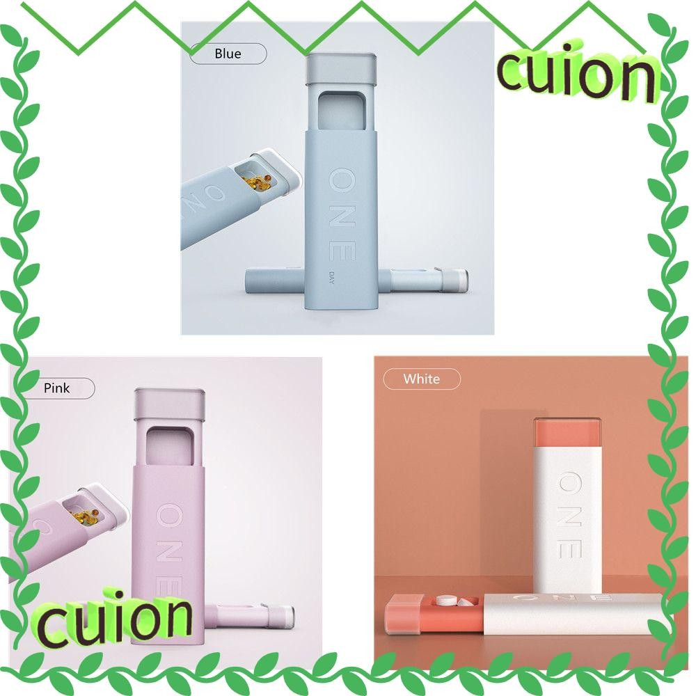 Cuion1413 กล่องยาแบบพกพาเครื่องมือดูแลสุขภาพ Mini Dispenser แท็บเล็ต Pillbox 3Grids Pill
