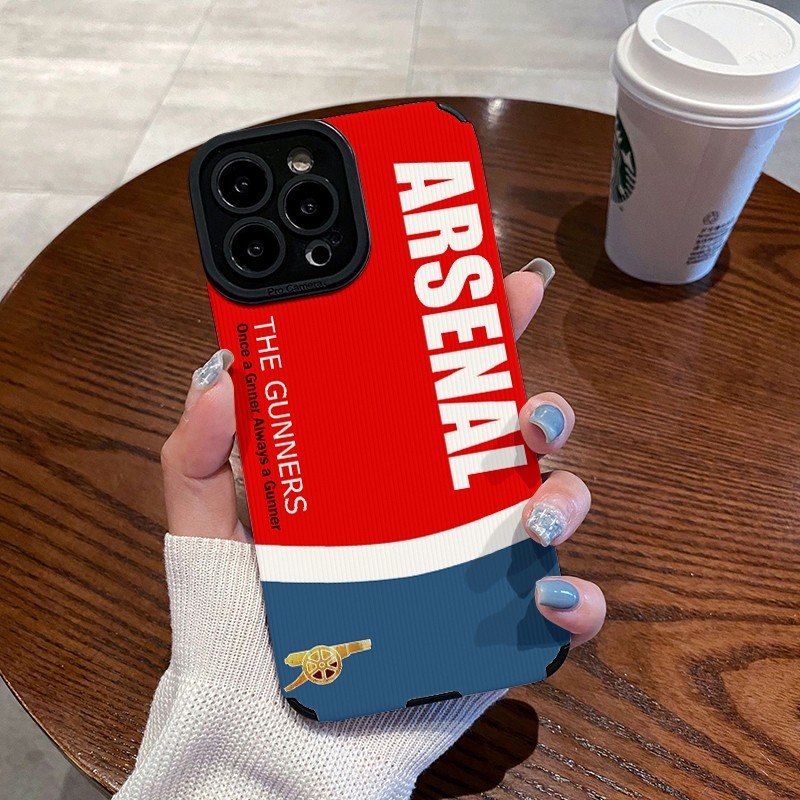 เคสโทรศัพท์ Arsenal เหมาะสําหรับ iphone16 15Plus 14 13 12 11promax XR XS การ์ตูนน่ารักกันกระแทกขายร้อนพร้อมสต็อกอินเทรนด์