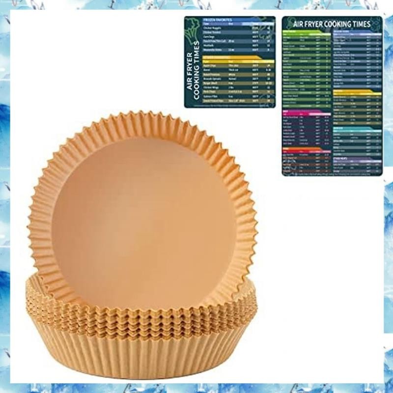 [ ] Air Fryer กระดาษซับแบบใช้แล้วทิ้ง,Air Fryer Magnetic Cheat Sheet Times,กระดาษรองกระดาษไม่ติดสําห