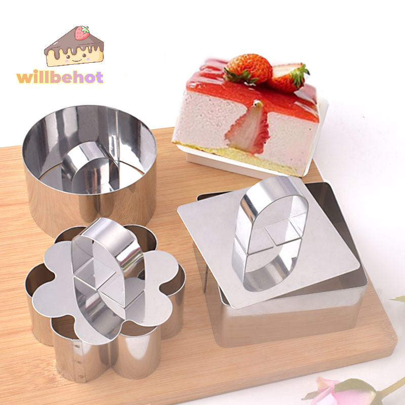 [WillbehotT] แม่พิมพ์ข้าวปั้นสแตนเลสในครัวเรือนเกรดอาหารแม่พิมพ์ซูชิเด็กอาหารเสริม DIY แม่พิมพ์เครื่องมือซูชิ [ใหม่]