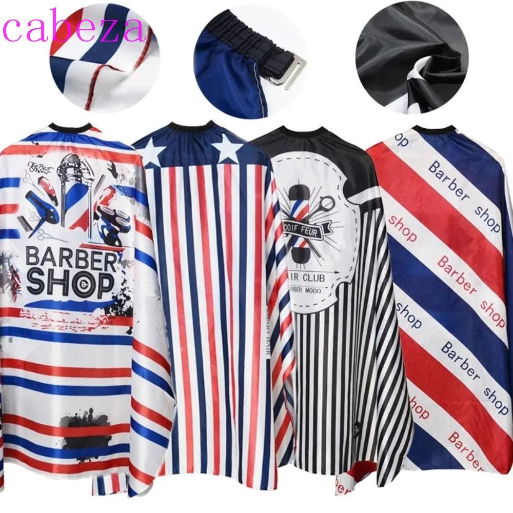 Cabeza Hairdressing Coth Gown,กันน้ํารูปแบบตัดผมCos,เครื่องมือจัดแต่งทรงผมย้อมผมAntistatic Professional SalonตัดผมRetroผ้ากันเปื้อน