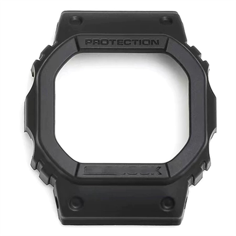 สายนาฬิกาซิลิโคนชุดนาฬิกาสําหรับ Casio G-shock 5600 Series GW-B5600 GWX-5600 DW-5600/5700/5735/5750 ยางกันน้ําเรซิ่นนาฬิกาโลโก้