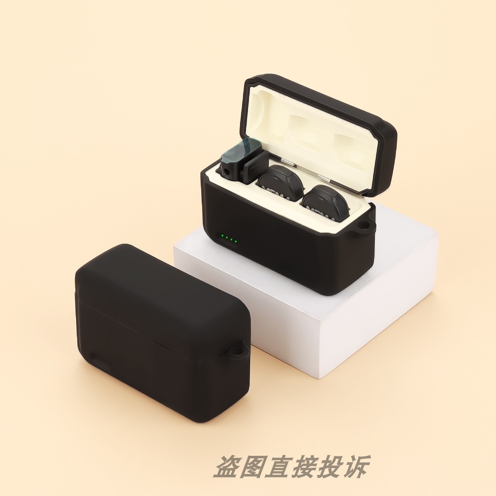 Stock Readysolid Color Soft Silicone Lavalier Microphone and Camera Version Case Compatible For MOMA Lark Mix with Hook