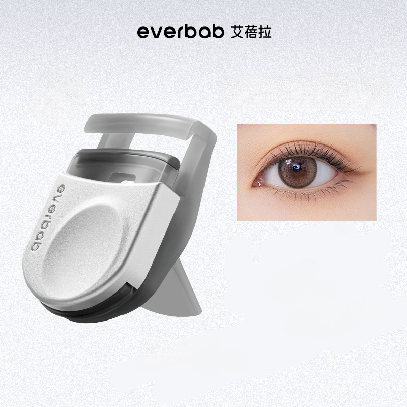 EVERBAB ที่ดัดขนตา ที่ดัดขนตาแบบพกพา มุมกว้าง งอนงาม สไตล์ติดทนนาน ผู้เริ่มต้น