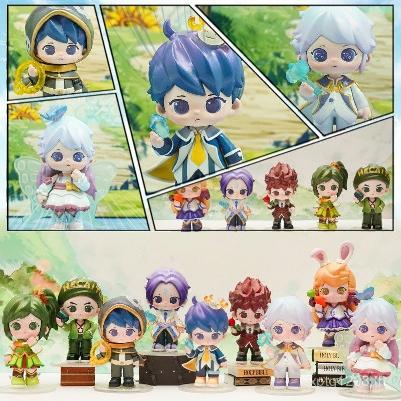ของแท้ Douluo Continent Blind Box Peerless Tangmen Shrek Seven Monsters และ Caitou Tang Yutong Huo Yuhao อะนิเมะเครื่องประดับรูปสองมิติของขวัญเด็กเครื่องประดับตุ๊กตา