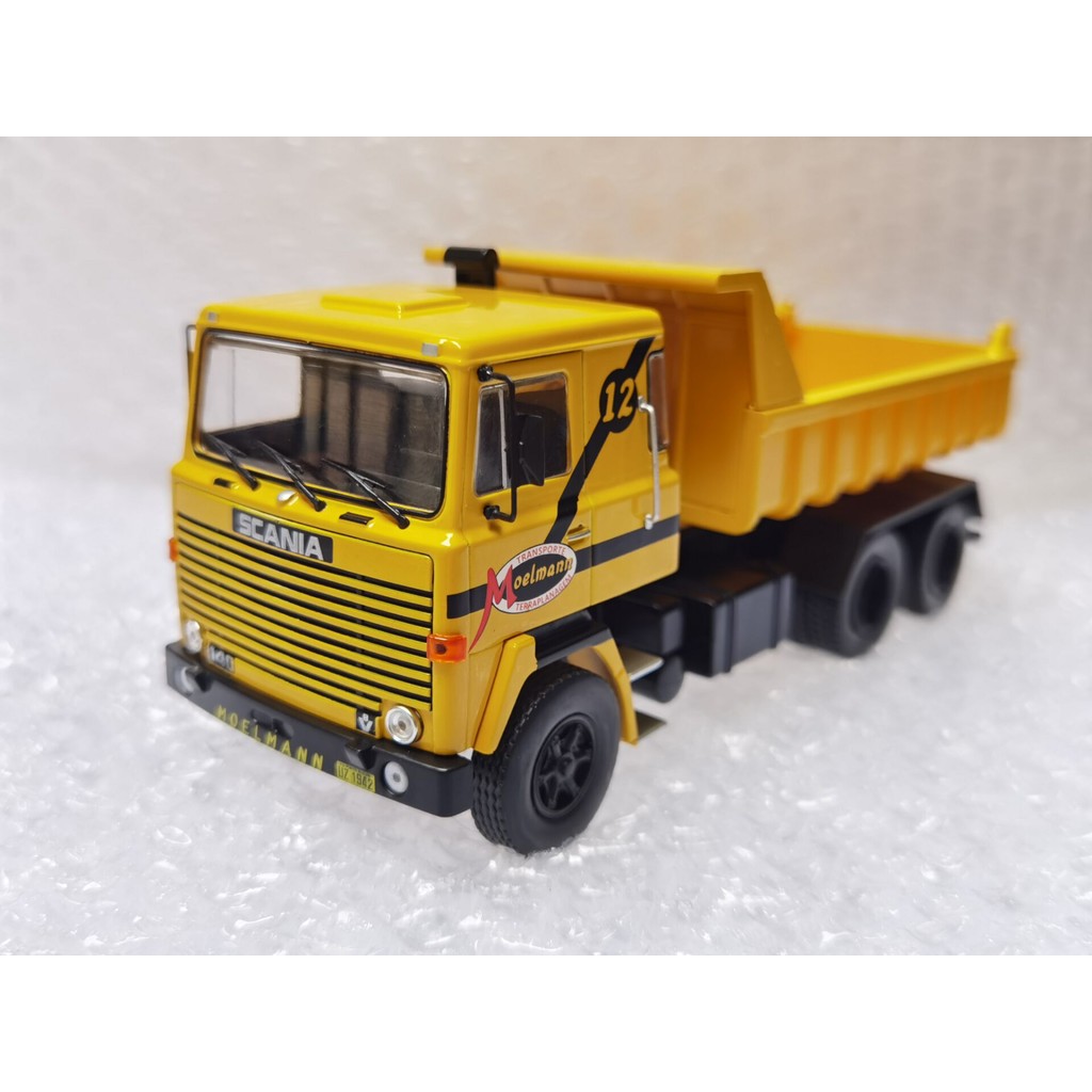 IXO 1/43 SCANIA LKS 140 SCANIA Dump Truck Model Alloy Truck Truck Out of Print Car Model-