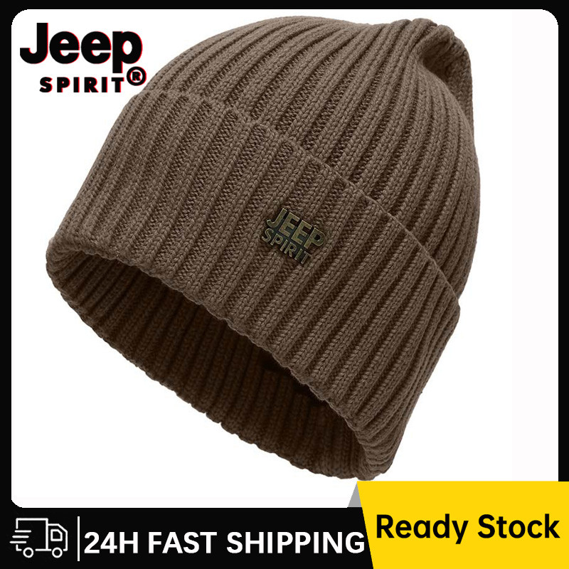 Jeep SPIRIT หมวกสีดําคู่กันความเย็นกลางแจ้ง