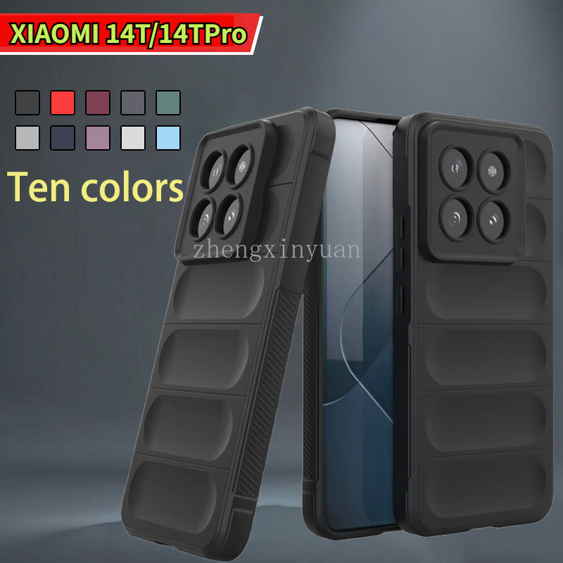ปลอกกันกระแทกสําหรับxiaomi 14T Pro 2024 5Gซิลิโคนยืดหยุ่นกันชนเคสโทรศัพท์สําหรับ 14TPro 14 T Xiaomi14TPro Anti Dropกล้องป้องกันปกหลัง