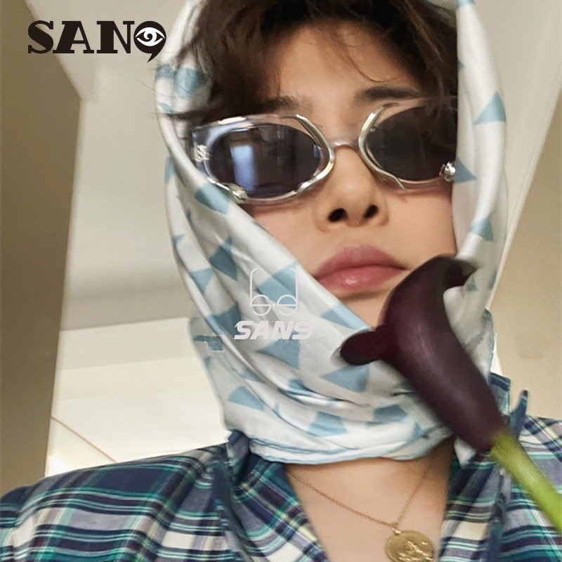 แว่นกันแดดรูปทรงสามมิติแฟชั่นใหม่ Y2K Retro - รูปที่ 2