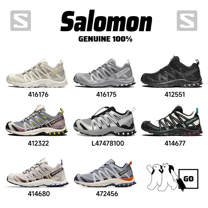 [ของแท้100%] Salomon XA Pro 3D ADV (416175) (412322) (L47478100) (414677) (412551) (414680) รองเท้าผ้า
