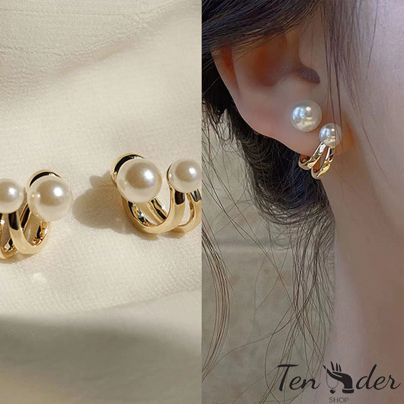 COD-ส่งเร็วจากไทย🎀ต่างหู ประดับไข่มุก แฟชั่น เรียบง่าย หวาน ไม่ทําให้แพ้ง่าย สำหรับผู้หญิง เครื่องประดับแฟช-Tender