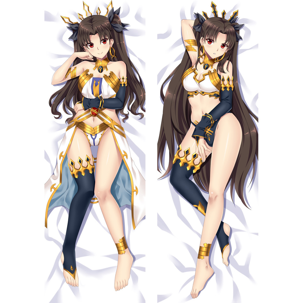 Dakimakura อะนิเมะ Ishtar Fate FGO หมอนพิมพ์สองด้านขนาดชีวิตปลอกหมอน