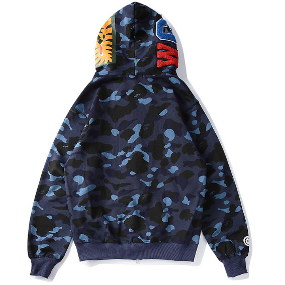 BAPEe เสื้อแจ็คเก็ตคลุมด้วยผ้าแบบลำลองสำหรับบุรุษและสตรีแบบใหม่ 0916 - รูปที่ 6