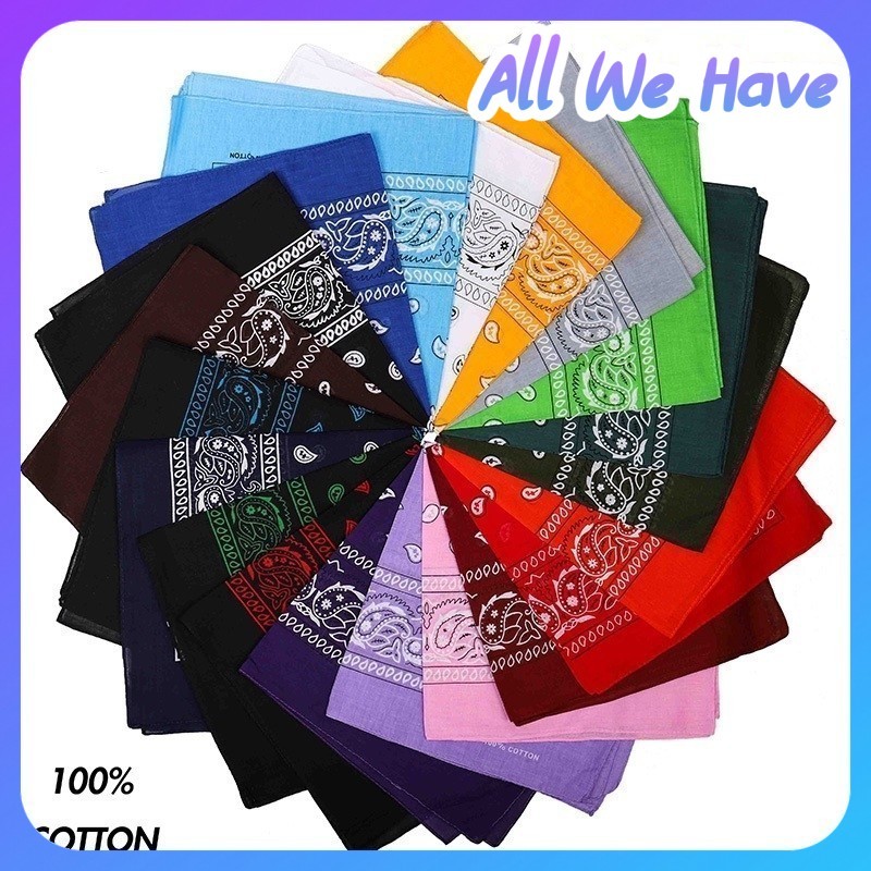 (EXTRA LARGE) Key Headband Bandana ผ้าพันคอผ้าพันคอ Hanky Hakie Neckerchief Headpiece Topeng Muka Sa