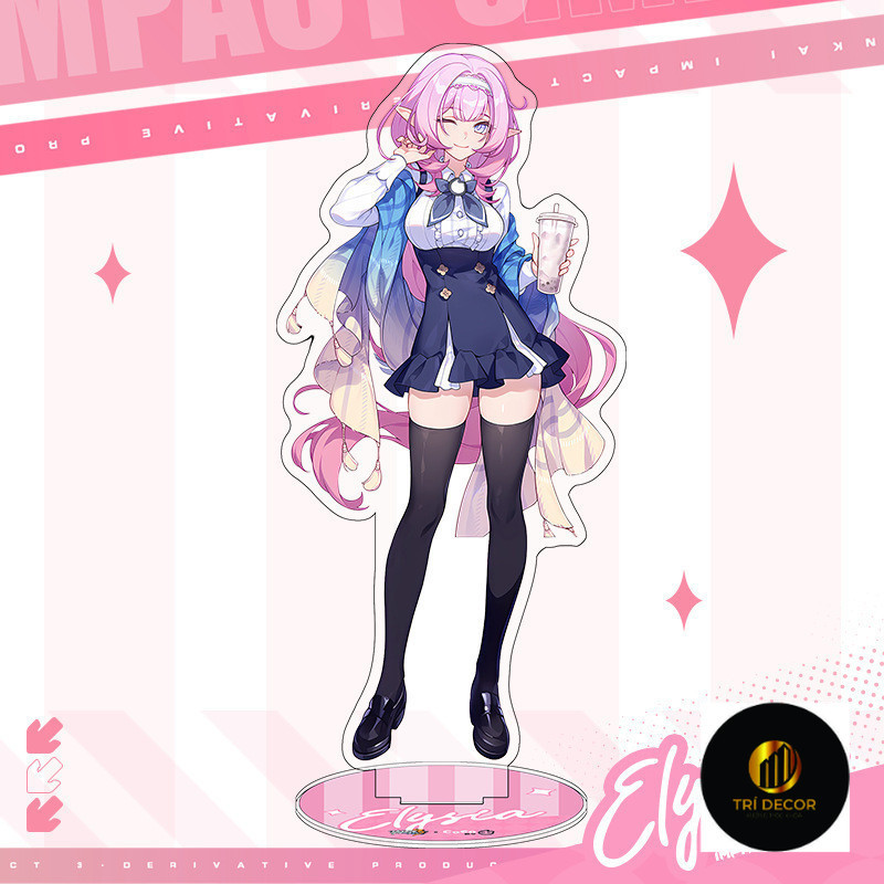 พวงกุญแจ, สแตนดี้, ผลกระทบ Honkai 3 Elysia Key Ring Kiana Kaslana อะนิเมะมังงะโต๊ะศึกษาตกแต่ง