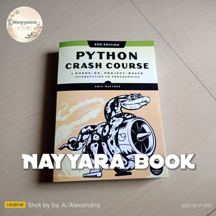 หนังสือ Python Crash Course รุ่นที่ 2