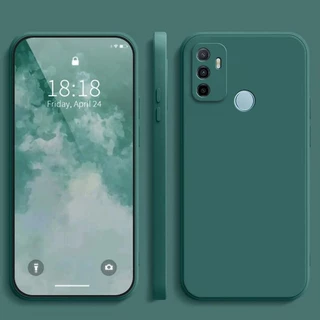 เคส OPPO A53 2020 / A33 สีทึบ OPPO A33 A53 2020 เคสป้องกันซิลิโคนป้องกันการตกสีธรรมดาเรียบง่าย YT