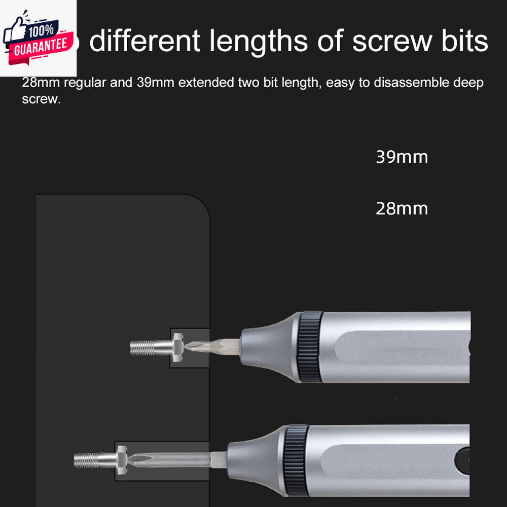 GTool High Precise Electric Screwdriver Multifunctional Screw Driver Type-C Charging Electric Repair